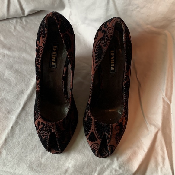 Le Silla wedge peep toe - Picture 3 of 5